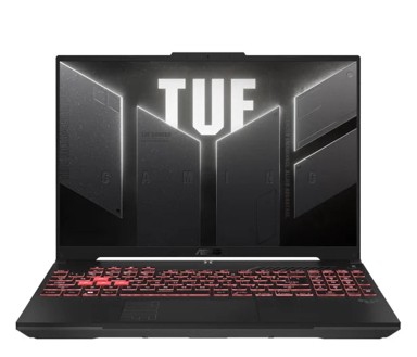 ASUS Laptop TUF Gaming A16 / AMD Ryzen 7 7445HS, 16", 1920 x 1200, 32 GB RAM, 512 GB SSD + 512 GB SSD, Windows 11 Home, crna